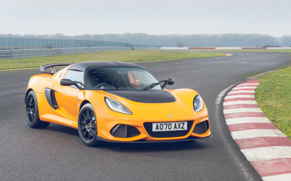 supercar orange car car Lotus Exige Sport 390 vehicle Lotus Exige HD Desktop Wallpaper | Background Image
