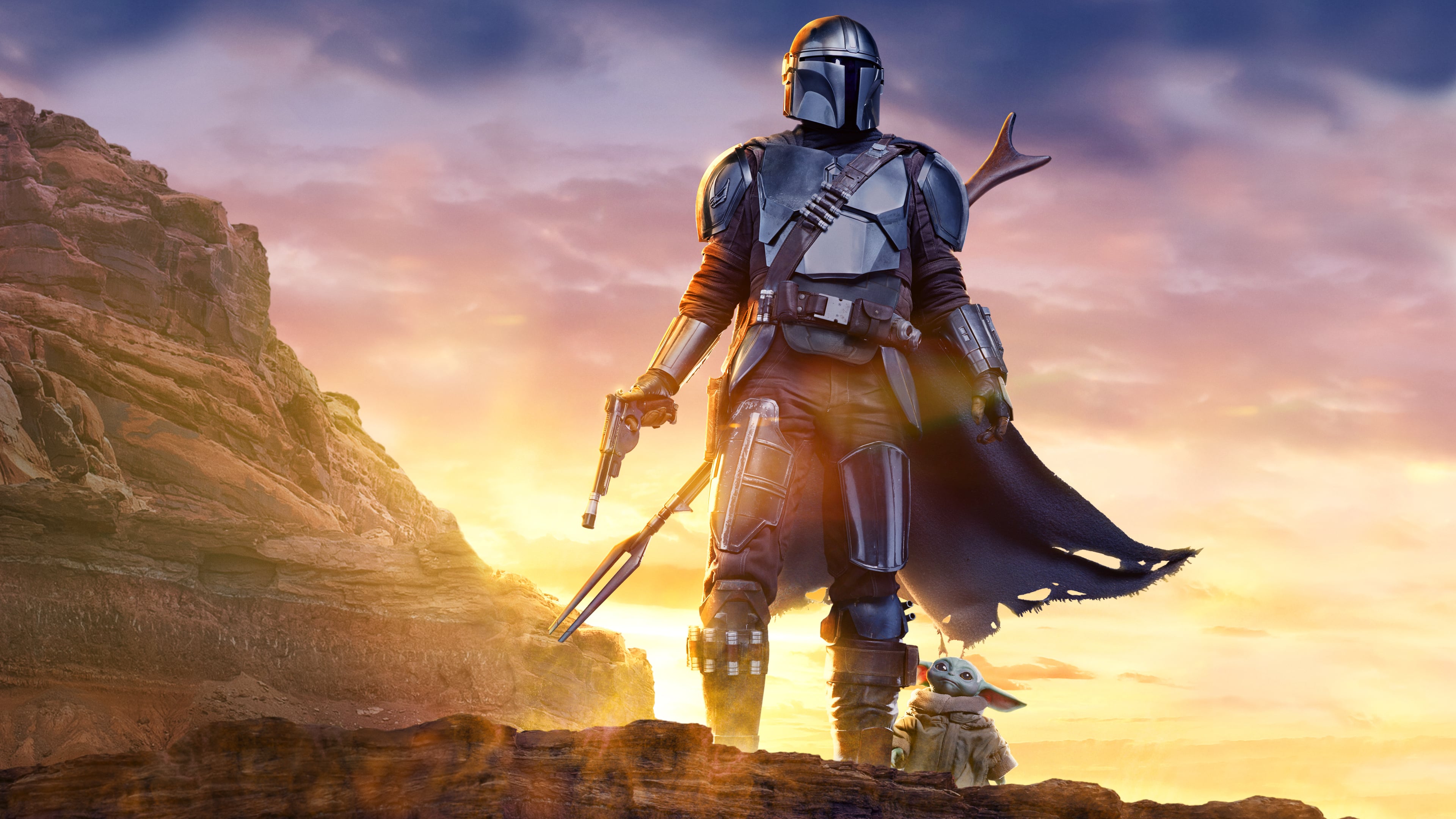 The Mandalorian Grogu Epic 4K Star Wars Adventure Wallpaper The Mandalorian Grogu Epic 4K Star Wars Adventure Wallpaper