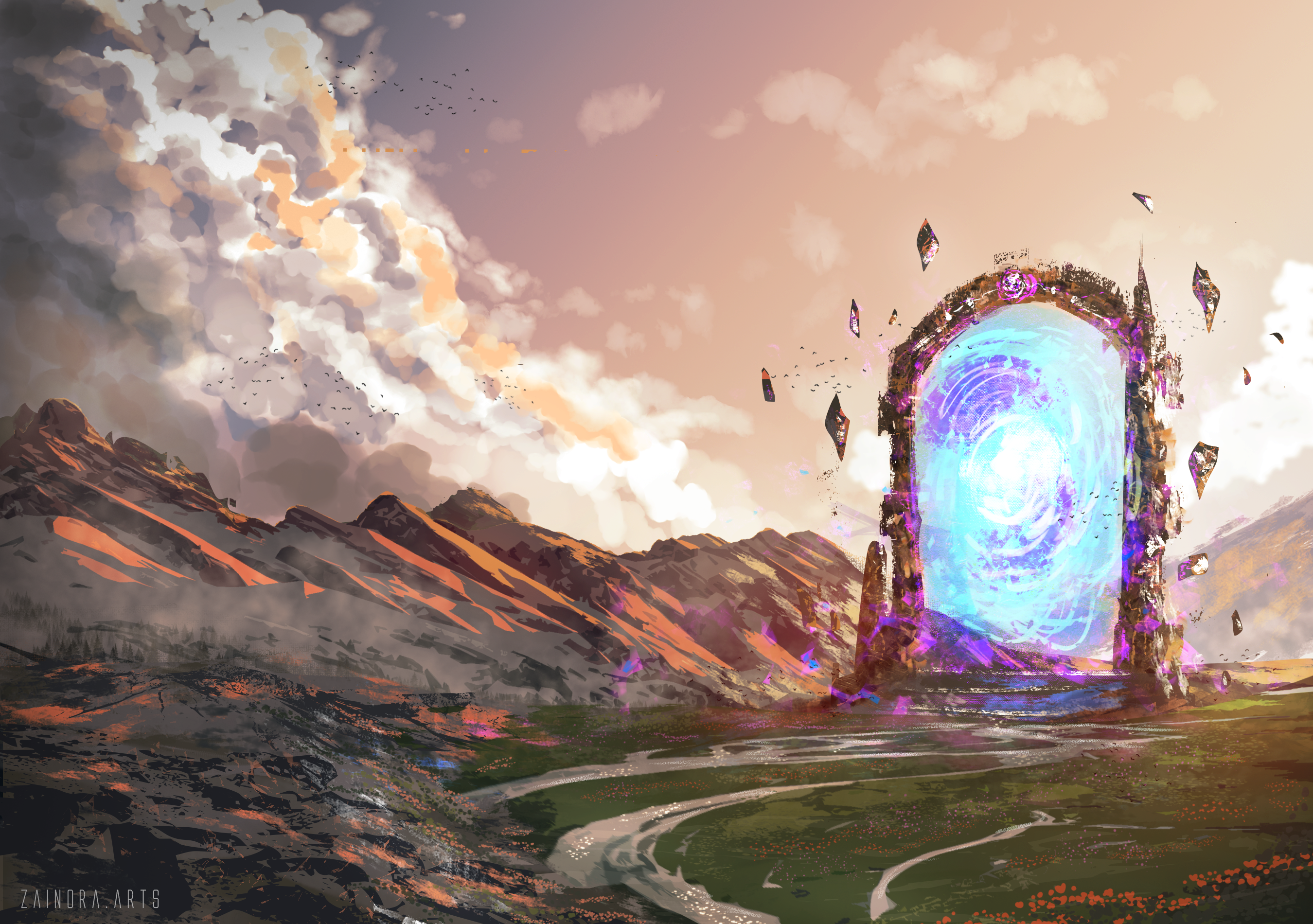 Fantasy Portal HD Wallpaper | Background Image