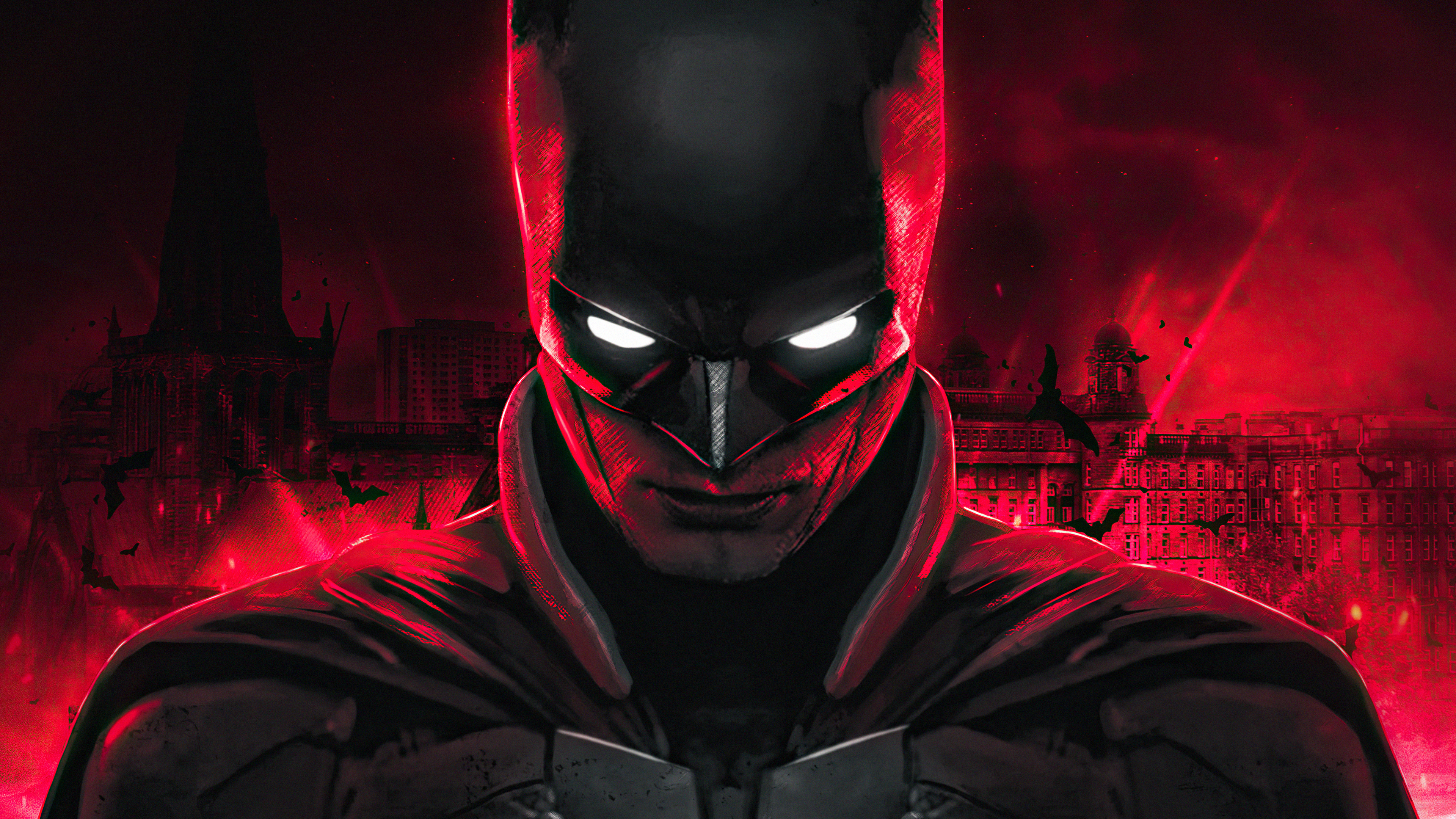 DC Comics Batman Dark & Red Wallpapers - Batman Wallpapers 4k