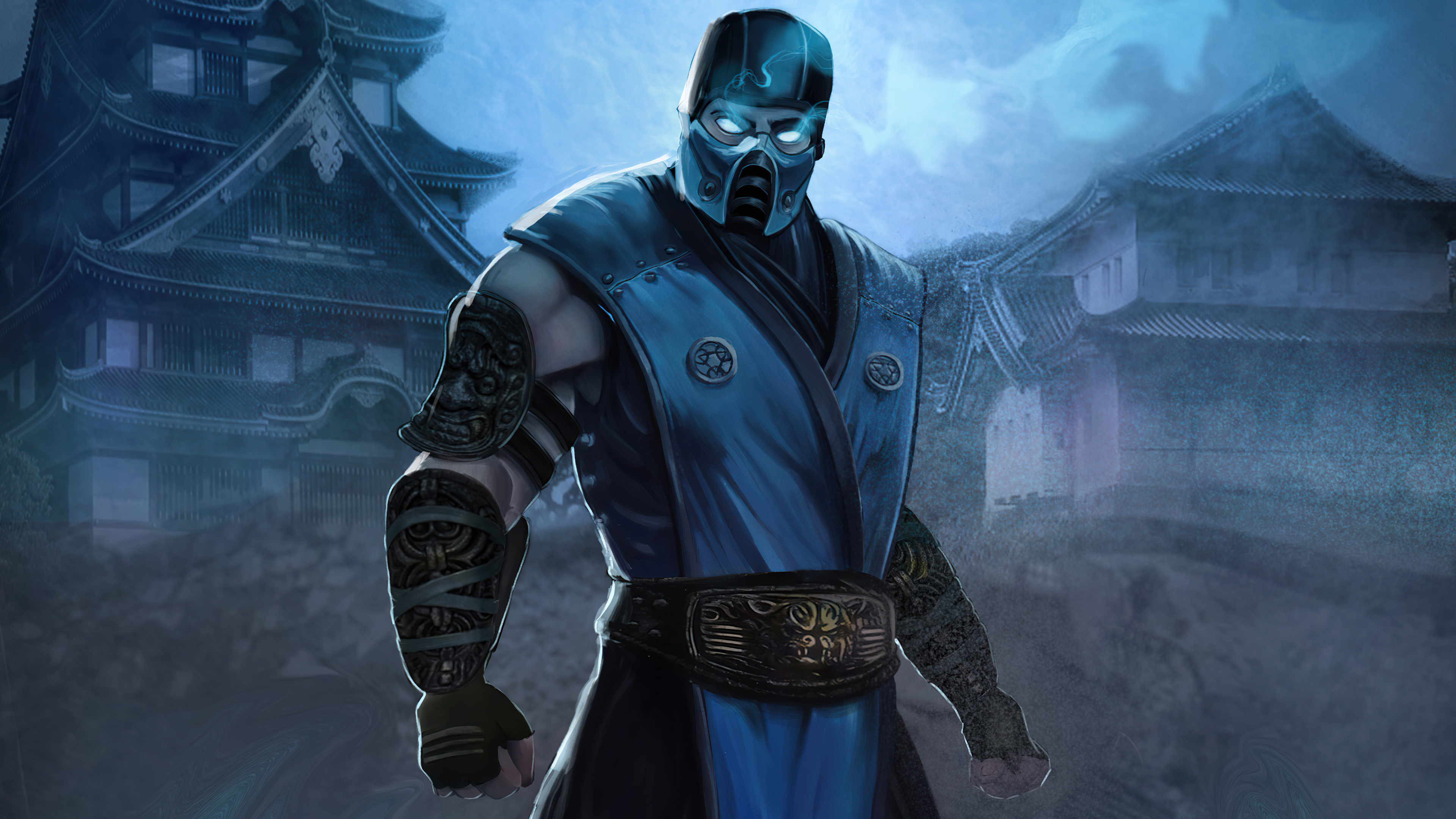 4k Mortal Kombat Sub Zero xbox games wallpapers, ps games