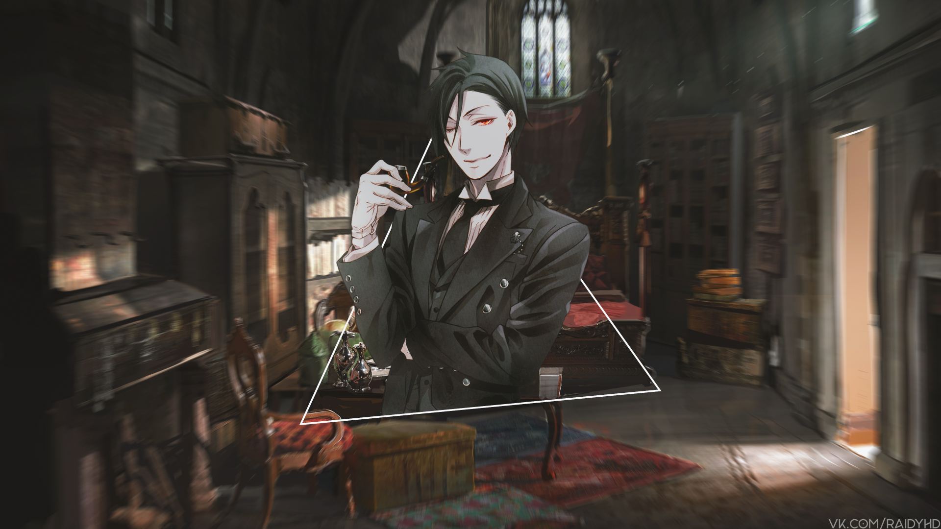 Download Sebastian Michaelis Anime Black Butler 4k Ultra HD Wallpaper