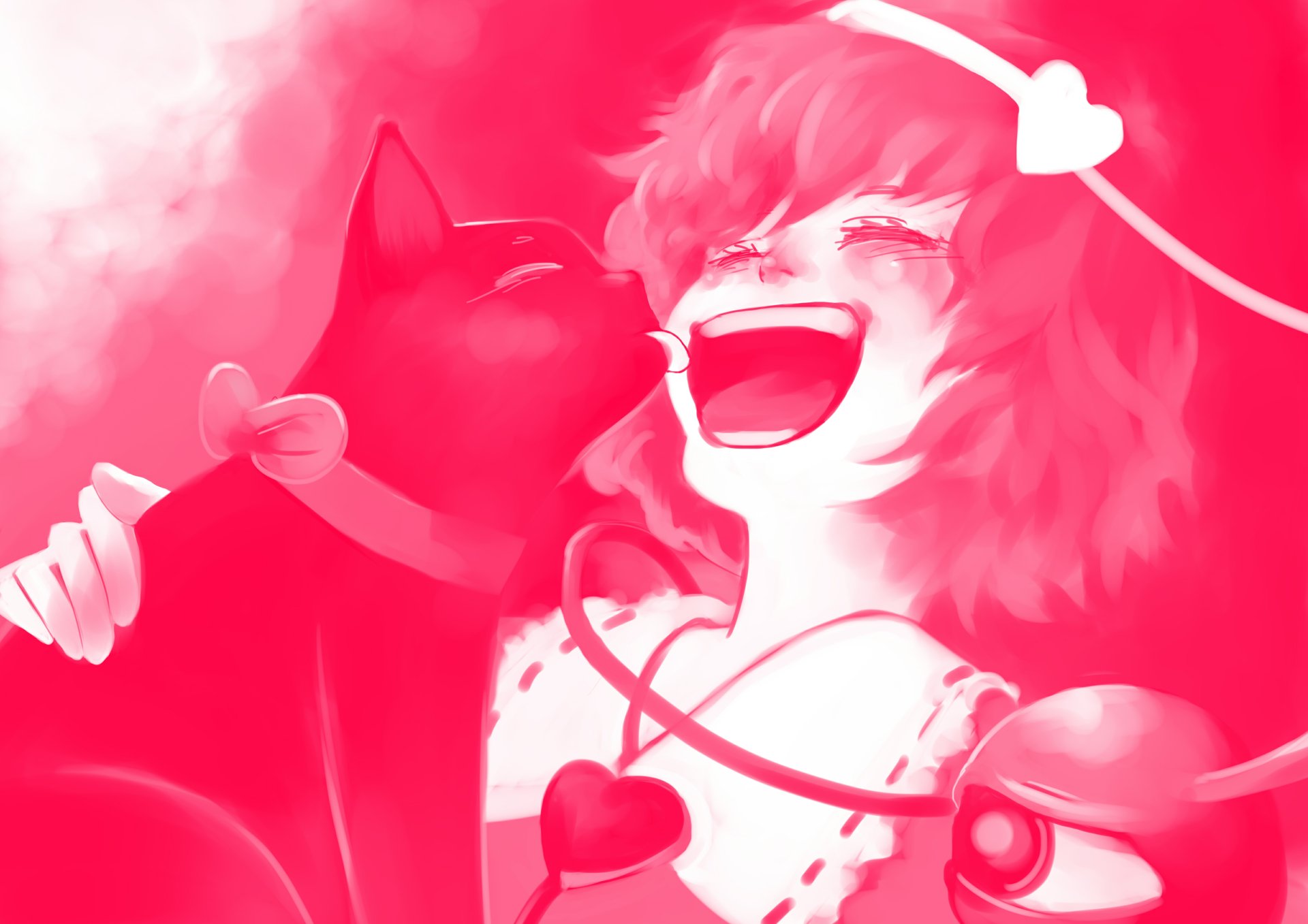 Download Rin Kaenbyou Satori Komeiji Anime Touhou 4k Ultra HD Wallpaper