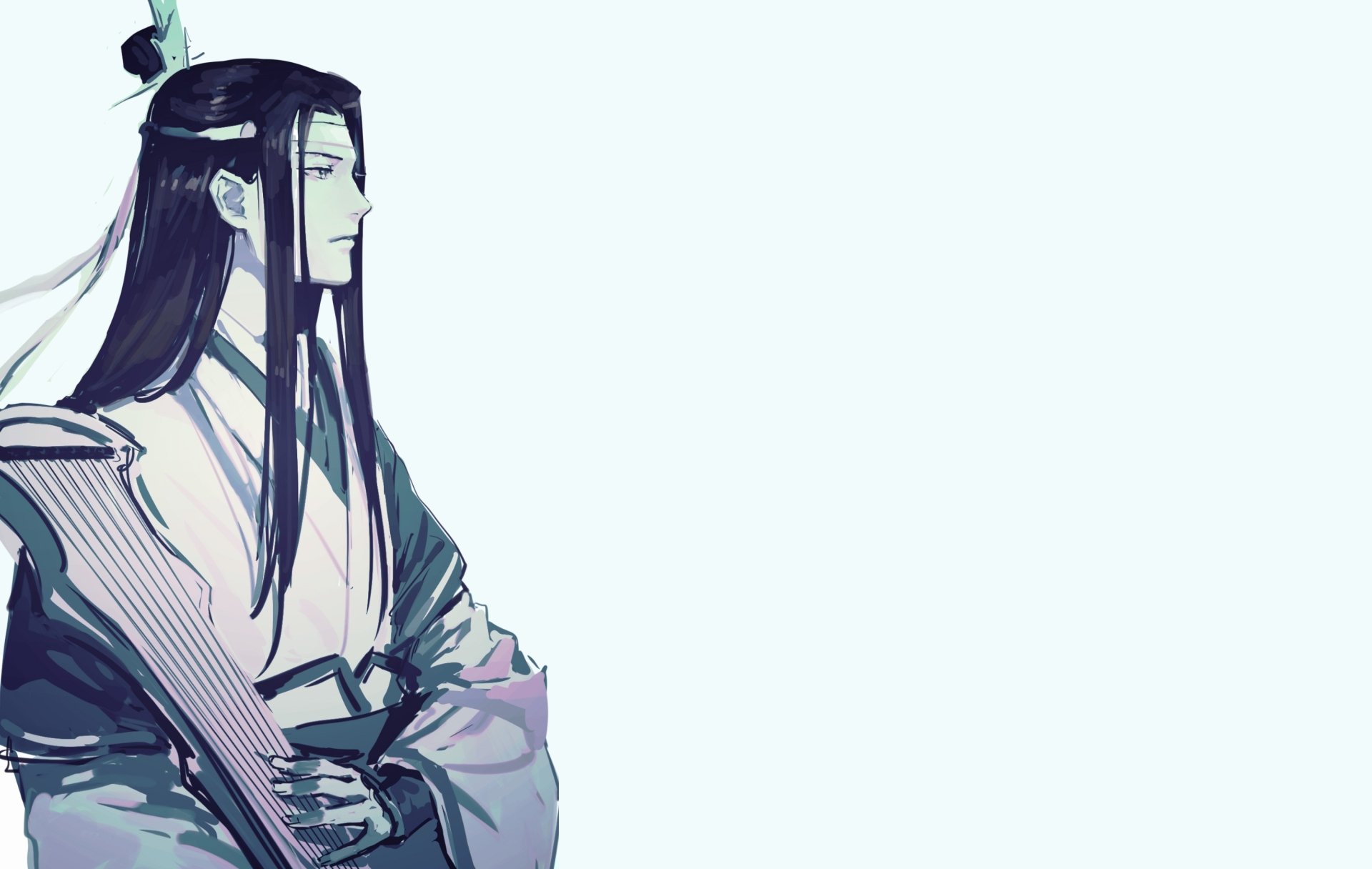 Download Lan Wangji Anime Mo Dao Zu Shi HD Wallpaper