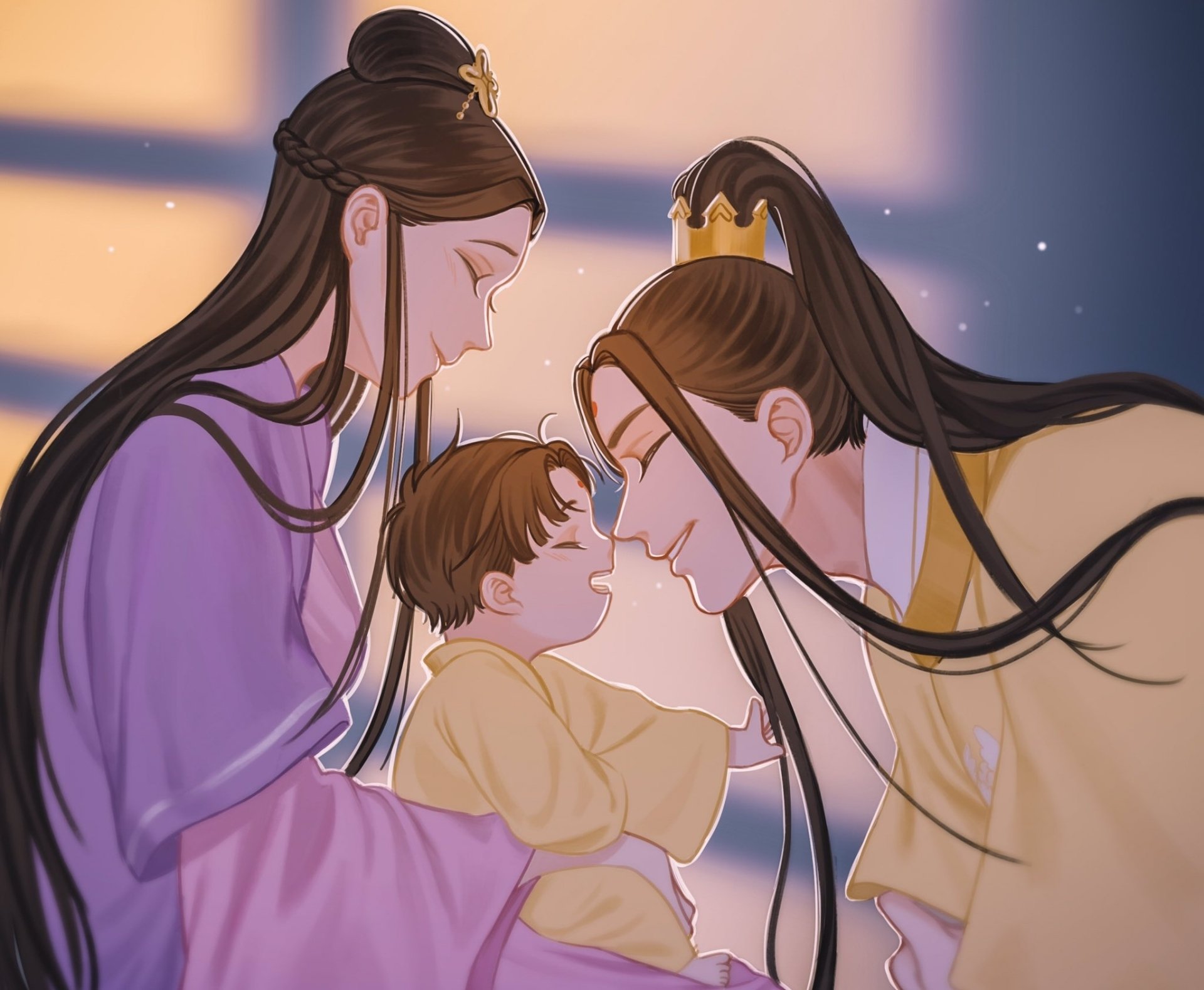 Download Jiang Yanli Jin Zixuan Jin Ling Anime Mo Dao Zu Shi HD Wallpaper