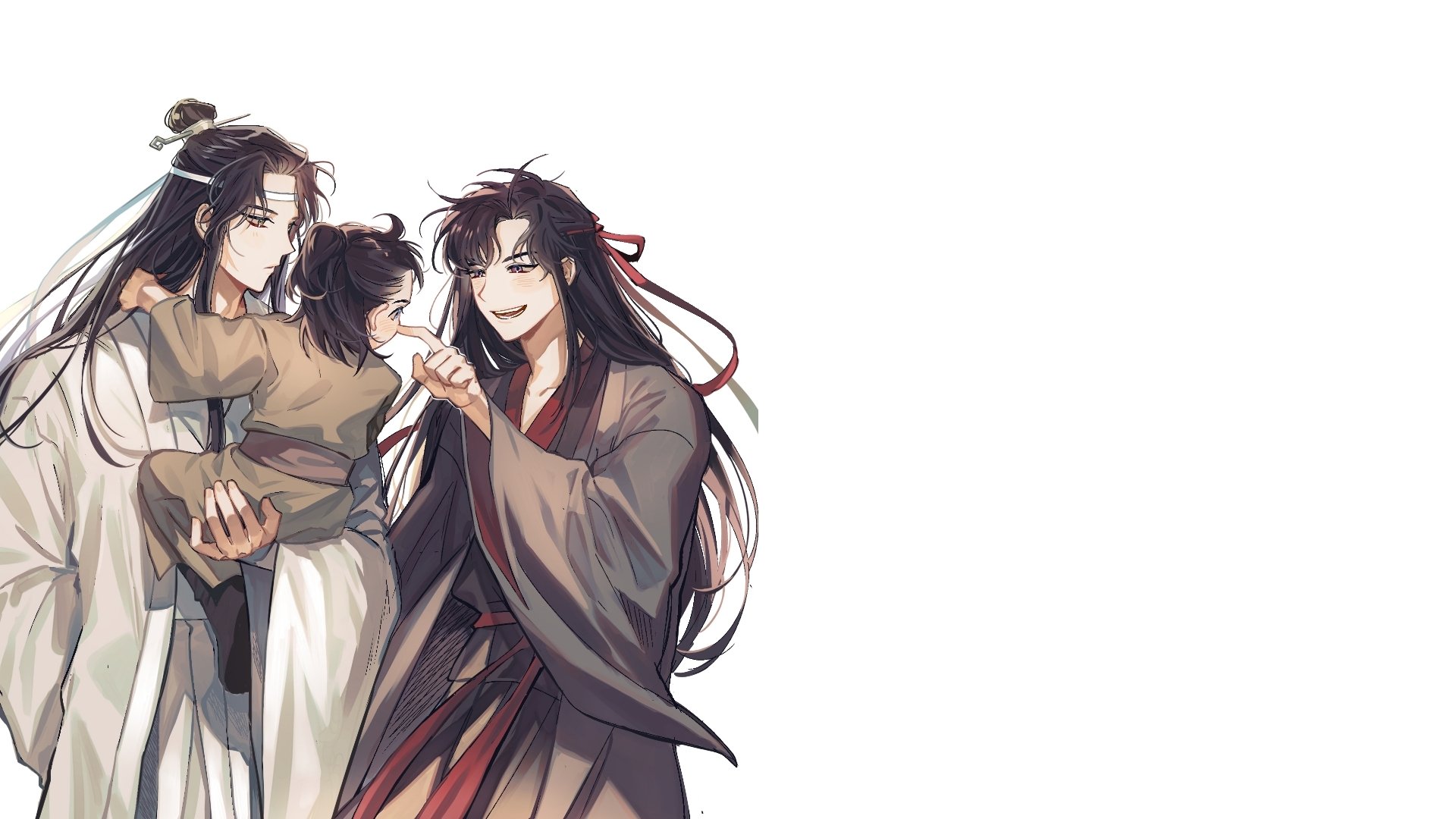 Download Lan Sizhui Lan Wangji Wei Wuxian Anime Mo Dao Zu Shi HD Wallpaper