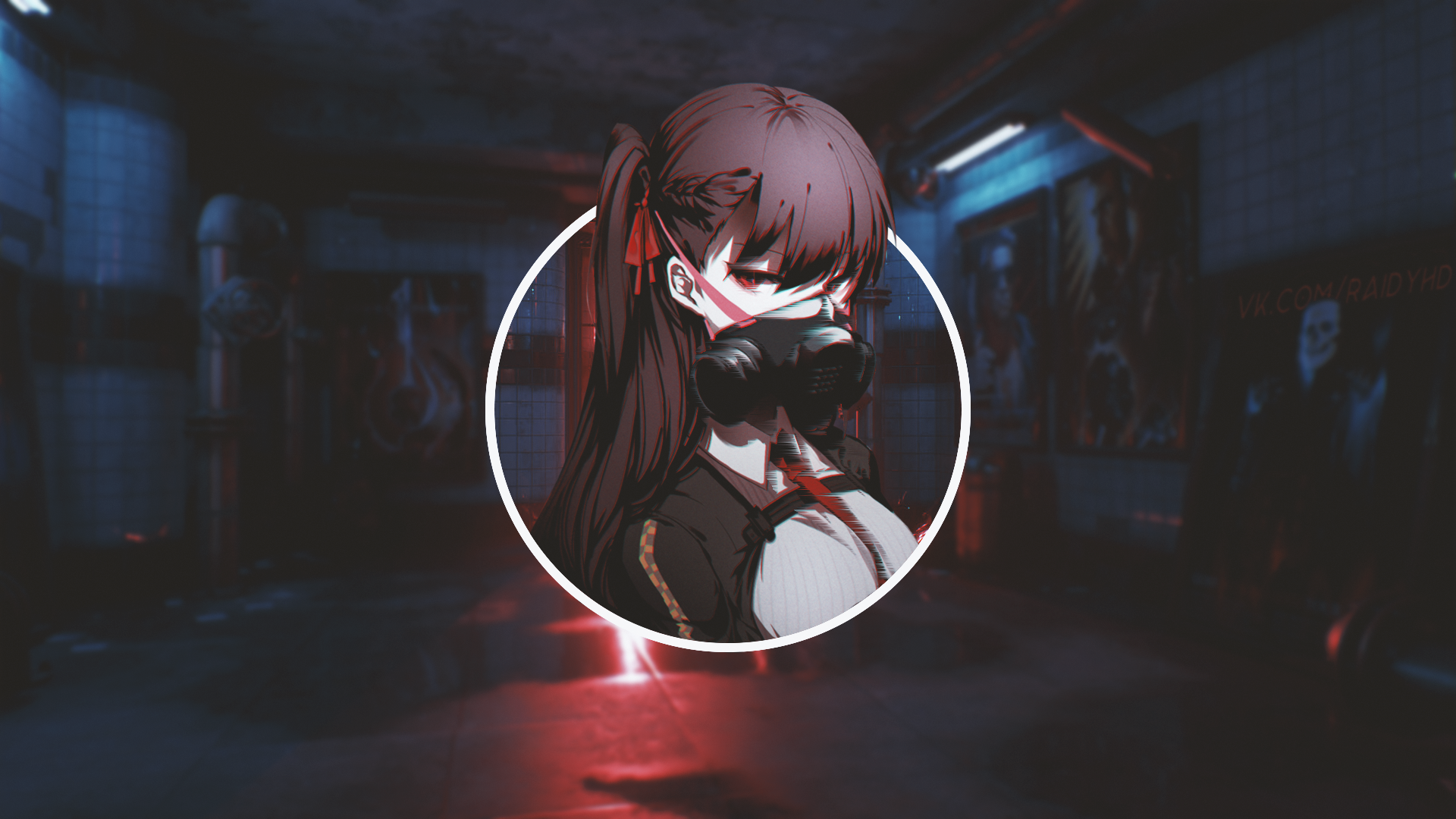 Download WA2000 (Girls Frontline) Gas Mask Picture-in-picture Video Game Girls Frontline HD Wallpaper