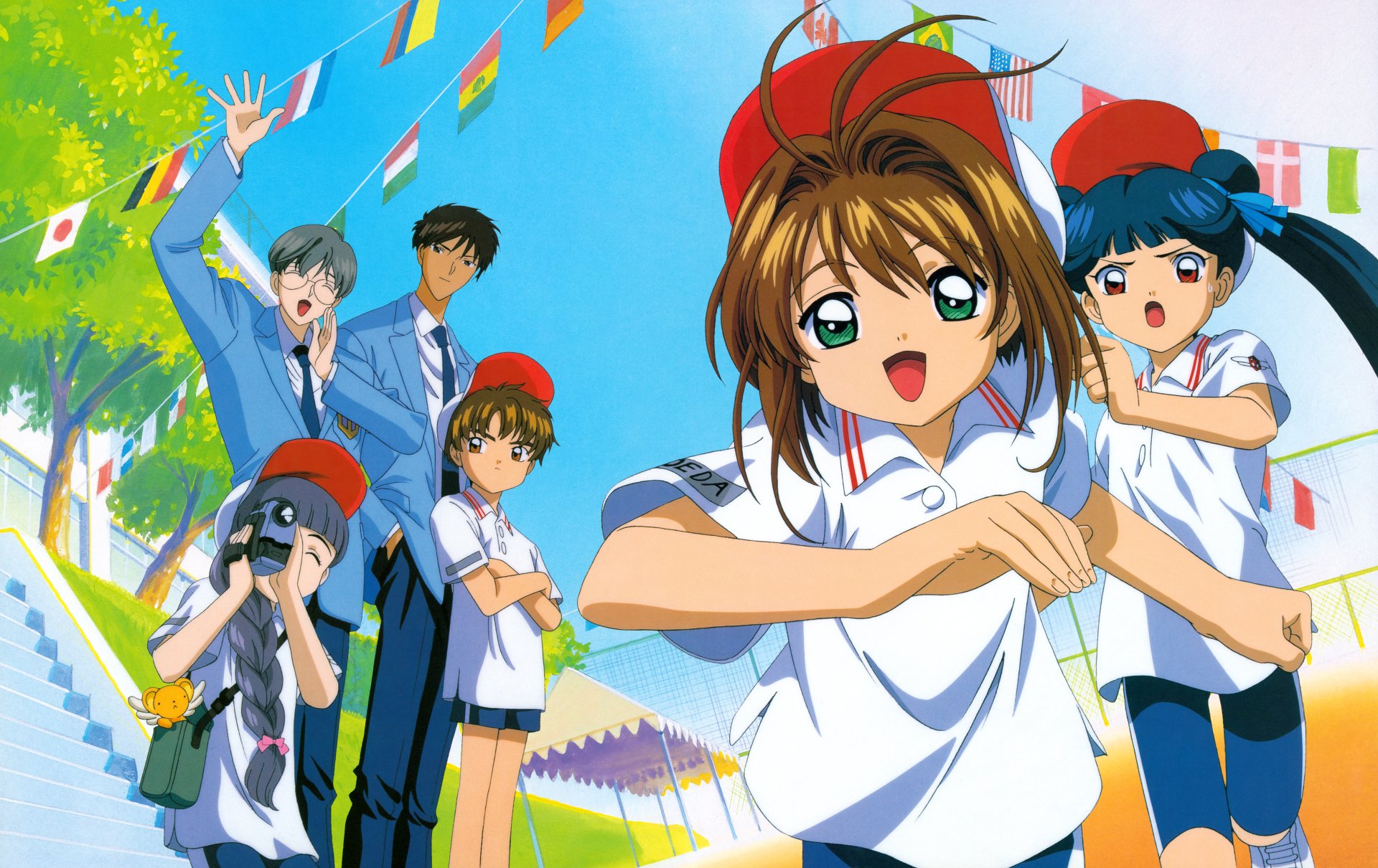 Download Meiling Li Toya Kinomoto Yukito Tsukishiro Tomoyo Daidouji Syaoran Li Anime Cardcaptor Sakura 4k Ultra HD Wallpaper