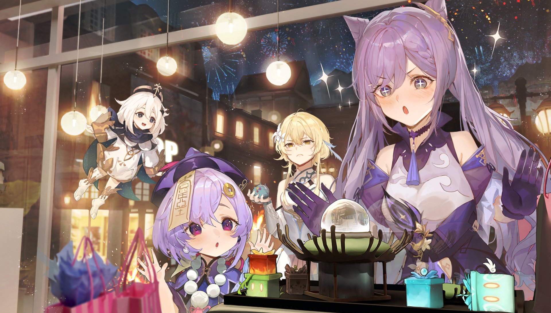 Keqing (Genshin Impact) HD Wallpaper | Background Image | 2000x1138