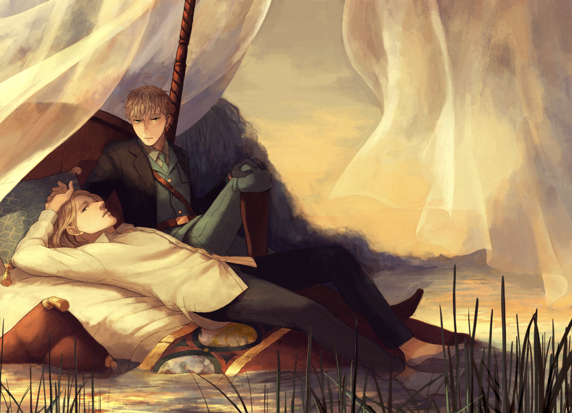 Download France (Hetalia) United Kingdom (Hetalia) Anime Hetalia Axis Powers HD Wallpaper by いろ