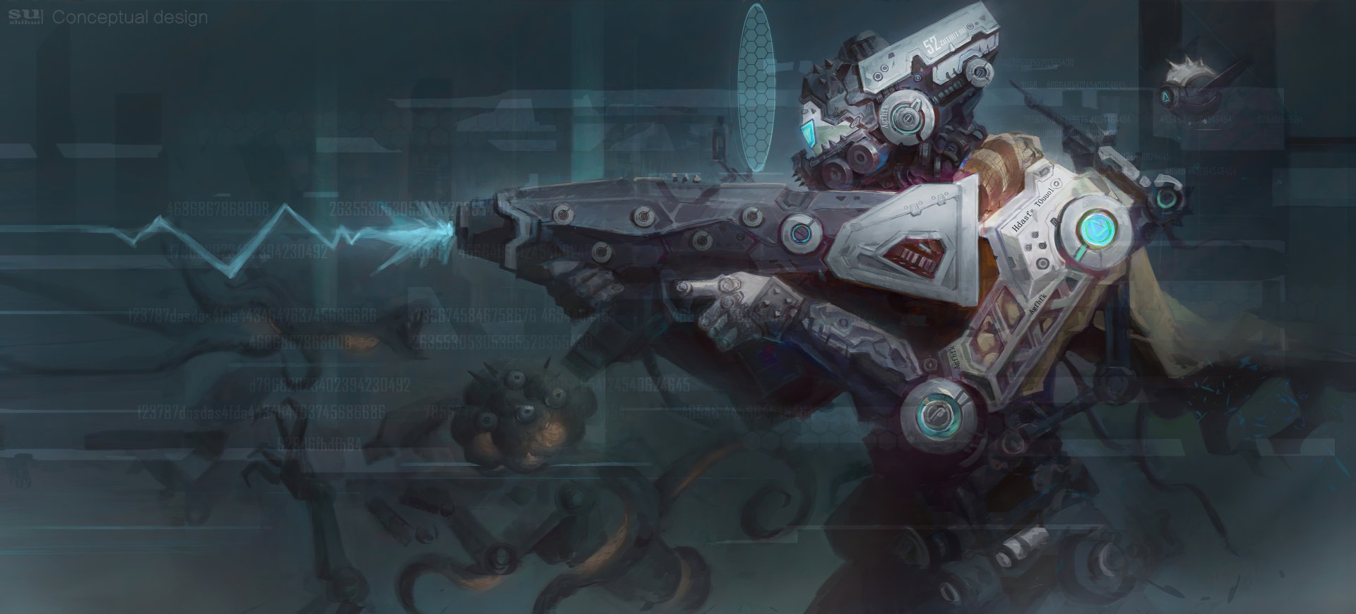 Download Futuristic Weapon Sci Fi Robot 4k Ultra HD Wallpaper by zhihui ...