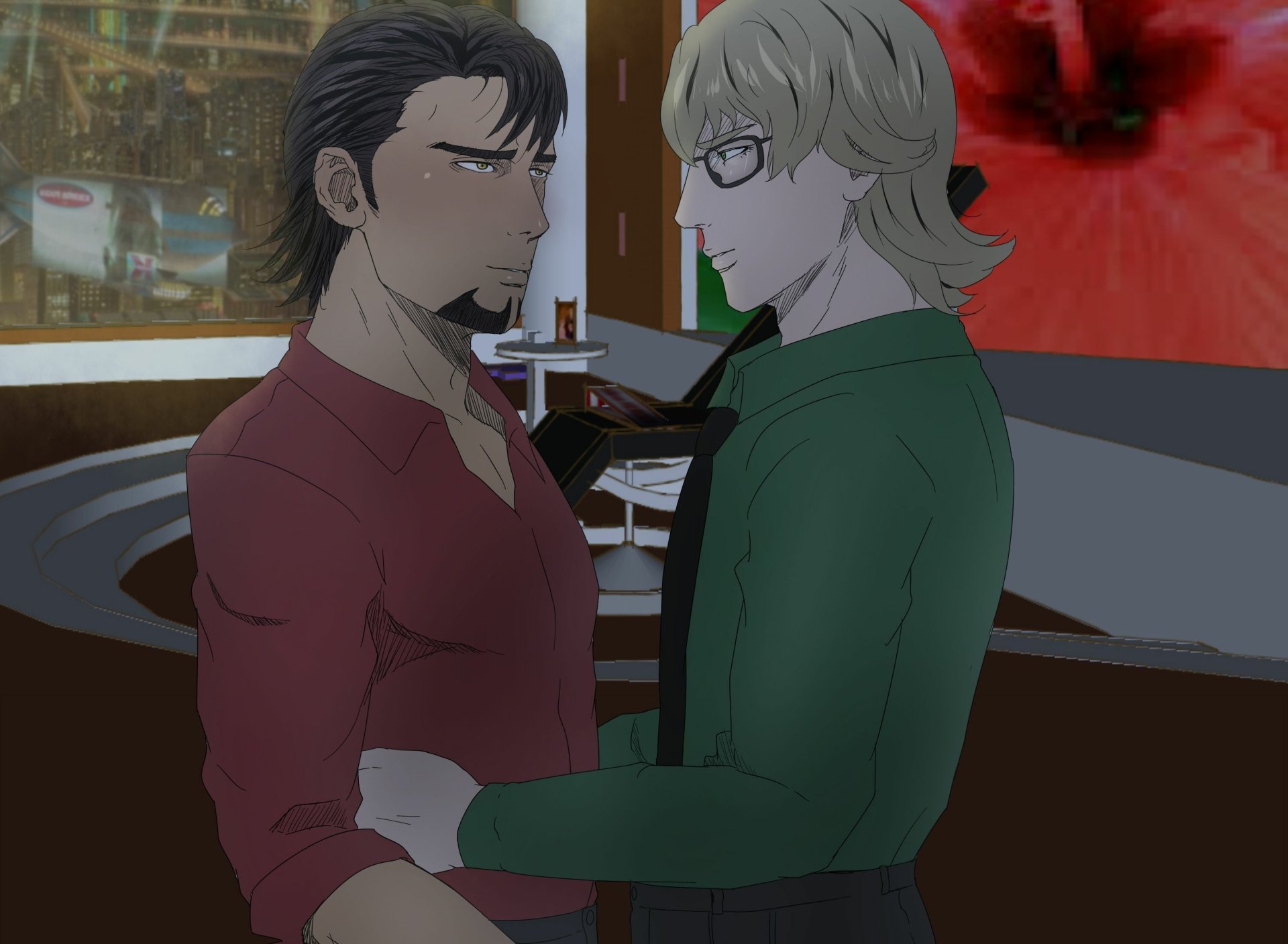 Download Kotetsu T. Kaburagi Barnaby Brooks Jr. Anime Tiger & Bunny HD Wallpaper by オミオコ