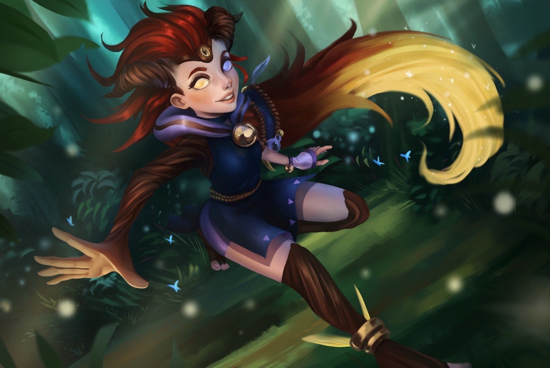 Download Zoe (League Of Legends) Video Game League Of Legends HD Wallpaper by Elisa Rio