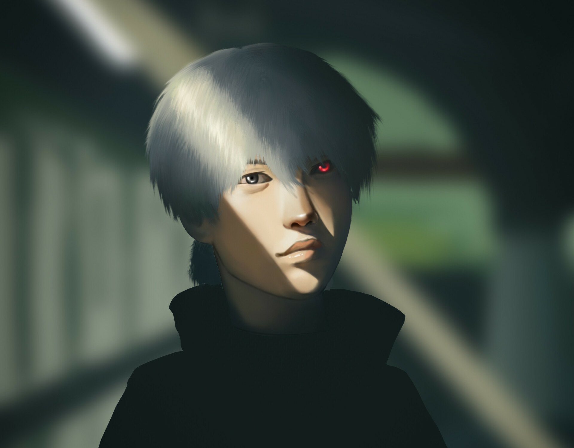 Download Ken Kaneki Anime Tokyo Ghoul:re HD Wallpaper