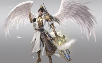 male angel warrior