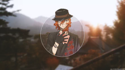 Chuuya Nakahara Anime Bungou Stray Dogs HD Desktop Wallpaper | Background Image
