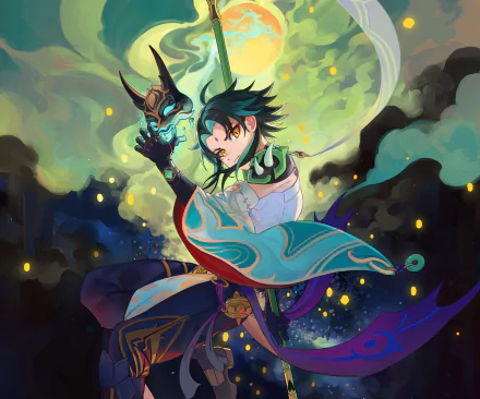 Xiao (Genshin Impact) video game Genshin Impact HD Desktop Wallpaper | Background Image