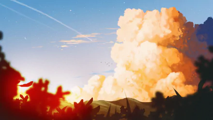  Orange Clouds by Gavryl