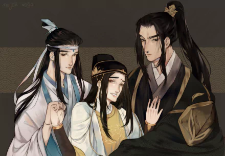 Nie Mingjue Lan Xichen Jin Guangyao Anime Mo Dao Zu Shi HD Desktop Wallpaper | Background Image