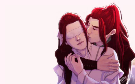 kiss Wang Hao Xuan Song Ji Yang Xue Yang Xiao Xingchen TV Show The Untamed HD Desktop Wallpaper | Background Image