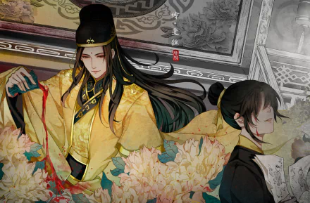 flower Xue Yang Jin Guangyao Anime Mo Dao Zu Shi HD Desktop Wallpaper | Background Image