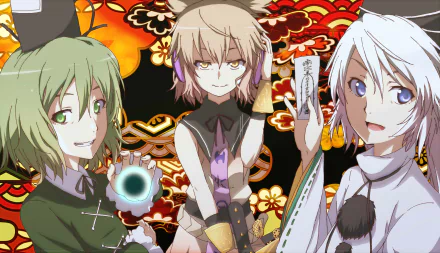 Mononobe No Futo Soga no Tojiko Toyosatomimi no Miko Anime Touhou HD Desktop Wallpaper | Background Image