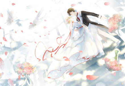Sakura Kinomoto Syaoran Li Anime Cardcaptor Sakura HD Desktop Wallpaper | Background Image