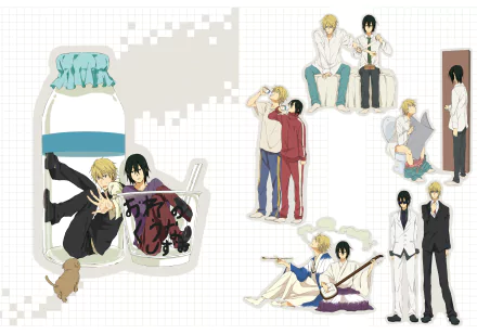 Shizuo Heiwajima Izaya Orihara Anime Durarara!! HD Desktop Wallpaper | Background Image