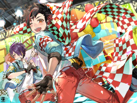 Shinobu Sengoku Tetora Nagumo video game Ensemble Stars! HD Desktop Wallpaper | Background Image