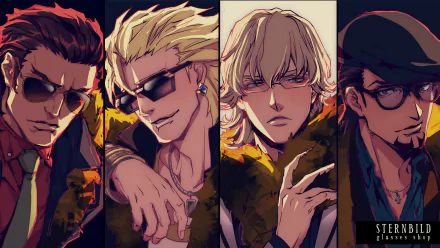 Ryan Goldsmith Kotetsu T. Kaburagi Barnaby Brooks Jr. Antonio Lopez Anime Tiger & Bunny HD Desktop Wallpaper | Background Image