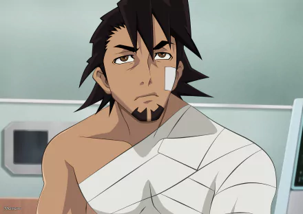 Kotetsu T. Kaburagi Anime Tiger & Bunny HD Desktop Wallpaper | Background Image