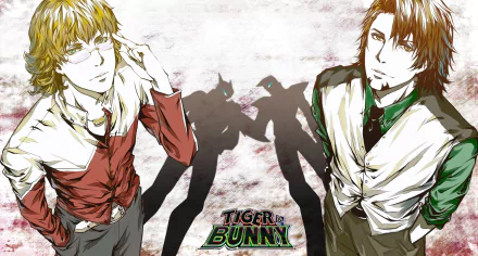 Barnaby Brooks Jr. Kotetsu T. Kaburagi Anime Tiger & Bunny HD Desktop Wallpaper | Background Image