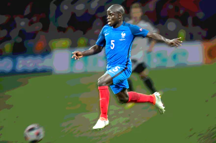 French soccer N'Golo Kanté Sports HD Desktop Wallpaper | Background Image