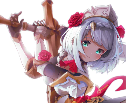 Noelle (Genshin Impact) video game Genshin Impact HD Desktop Wallpaper | Background Image