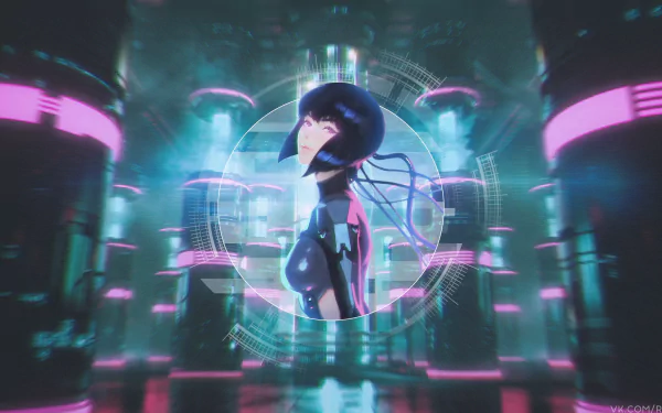Motoko Kusanagi Anime Ghost in the Shell picture-in-picture HD Desktop Wallpaper | Background Image