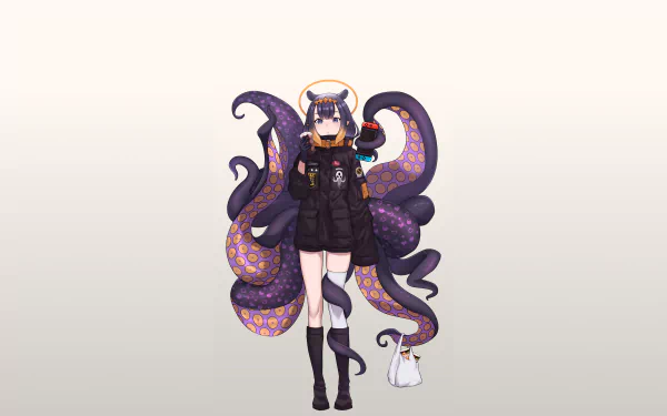  Ninomae Ina'nis - Anime Octopus Girl