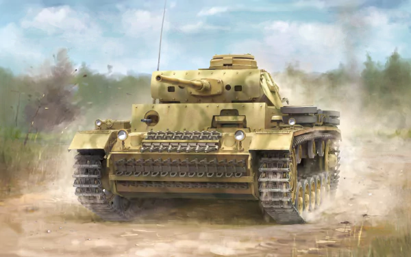 tank military Panzer III HD Desktop Wallpaper | Background Image