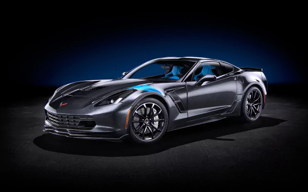 car silver car Chevrolet Chevrolet Corvette vehicle Chevrolet Corvette (C7) HD Desktop Wallpaper | Background Image