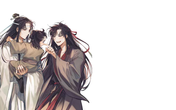 Lan Sizhui Lan Wangji Wei Wuxian Anime Mo Dao Zu Shi HD Desktop Wallpaper | Background Image