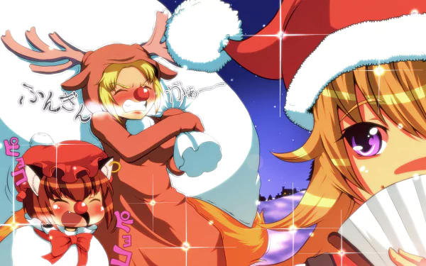 Yukari Yakumo Chen (Touhou) Ran Yakumo Anime Touhou HD Desktop Wallpaper | Background Image