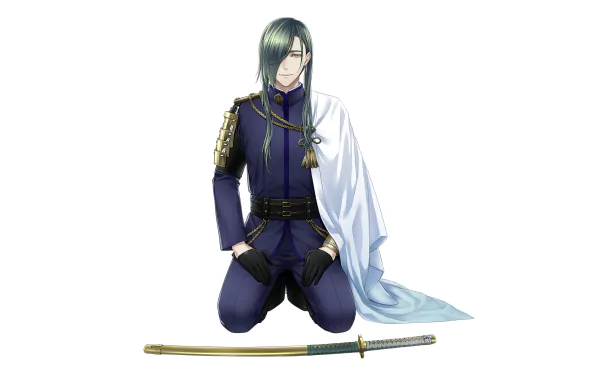 Nikkari Aoe Anime Touken Ranbu HD Desktop Wallpaper | Background Image