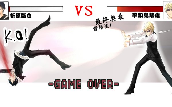 Anime Durarara!! Izaya Orihara Shizuo Heiwajima HD Wallpaper | Background Image