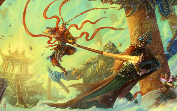 Monkey King (DotA 2) video game DotA 2 HD Desktop Wallpaper | Background Image