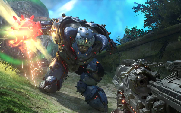 video game DOOM Eternal HD Desktop Wallpaper | Background Image