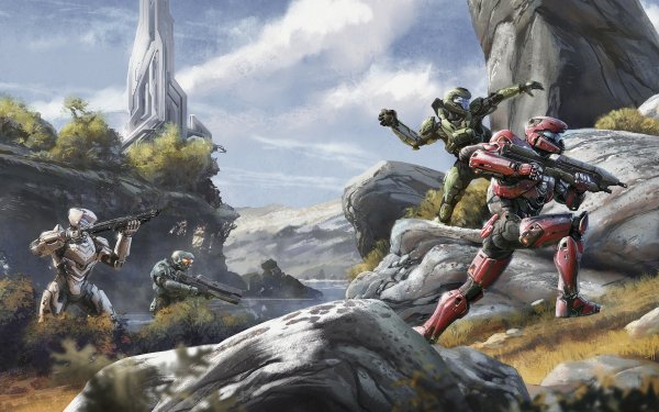 Video Game Halo Warrior Weapon HD Wallpaper | Background Image