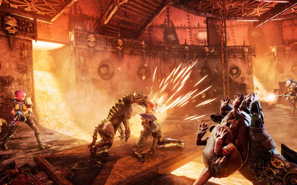 video game Necromunda: Hired Gun HD Desktop Wallpaper | Background Image