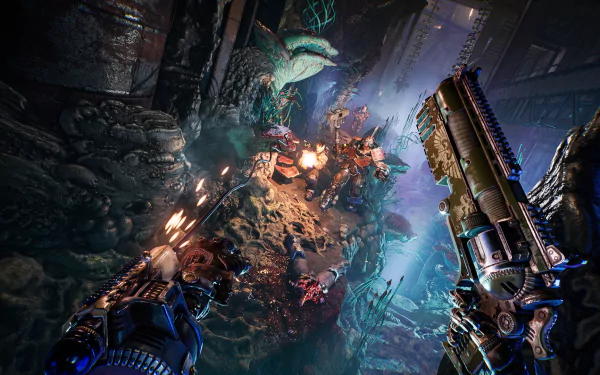 video game Necromunda: Hired Gun HD Desktop Wallpaper | Background Image