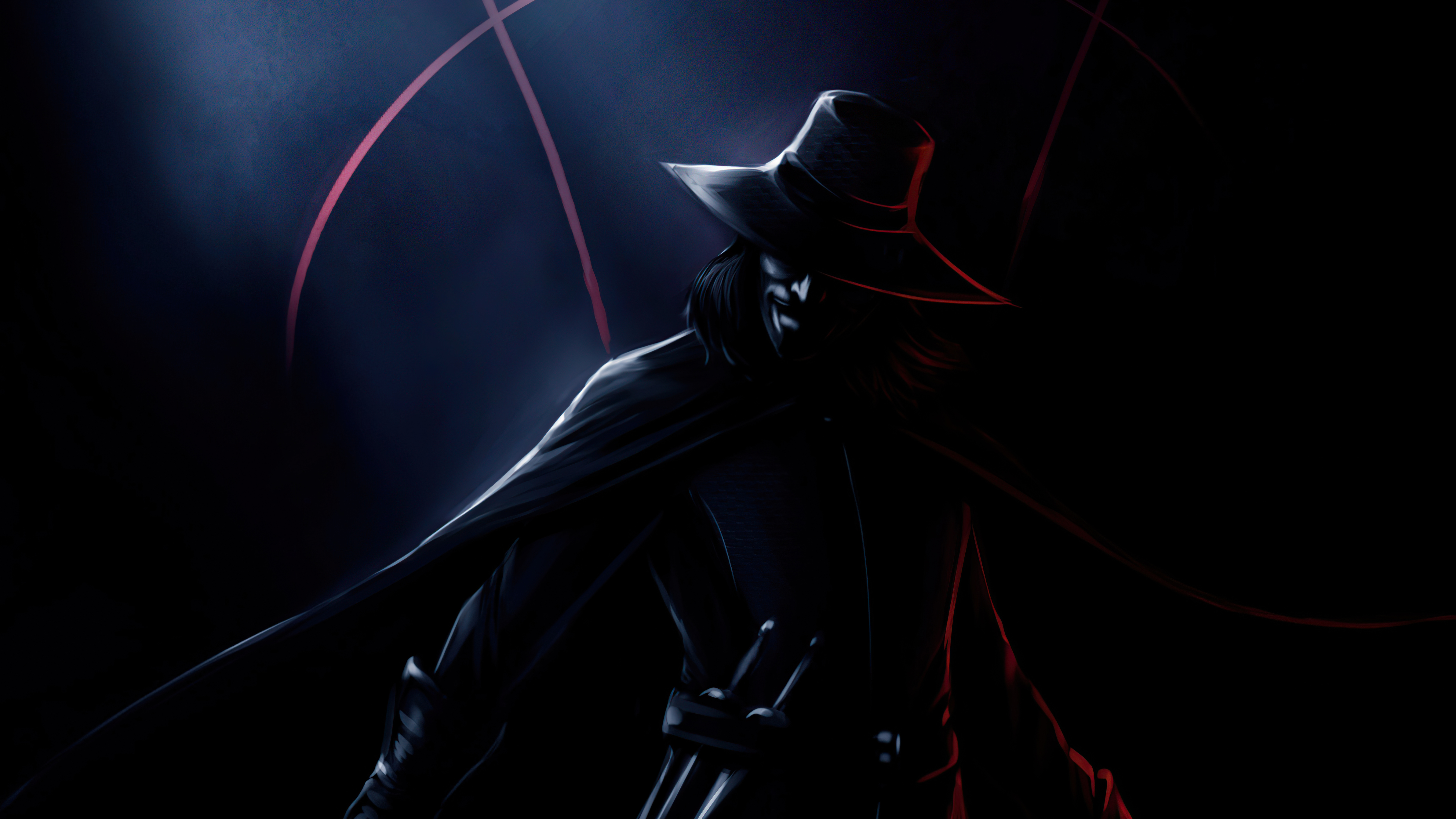 V For Vendetta 8k Ultra HD Wallpaper by Daniele Ariuolo