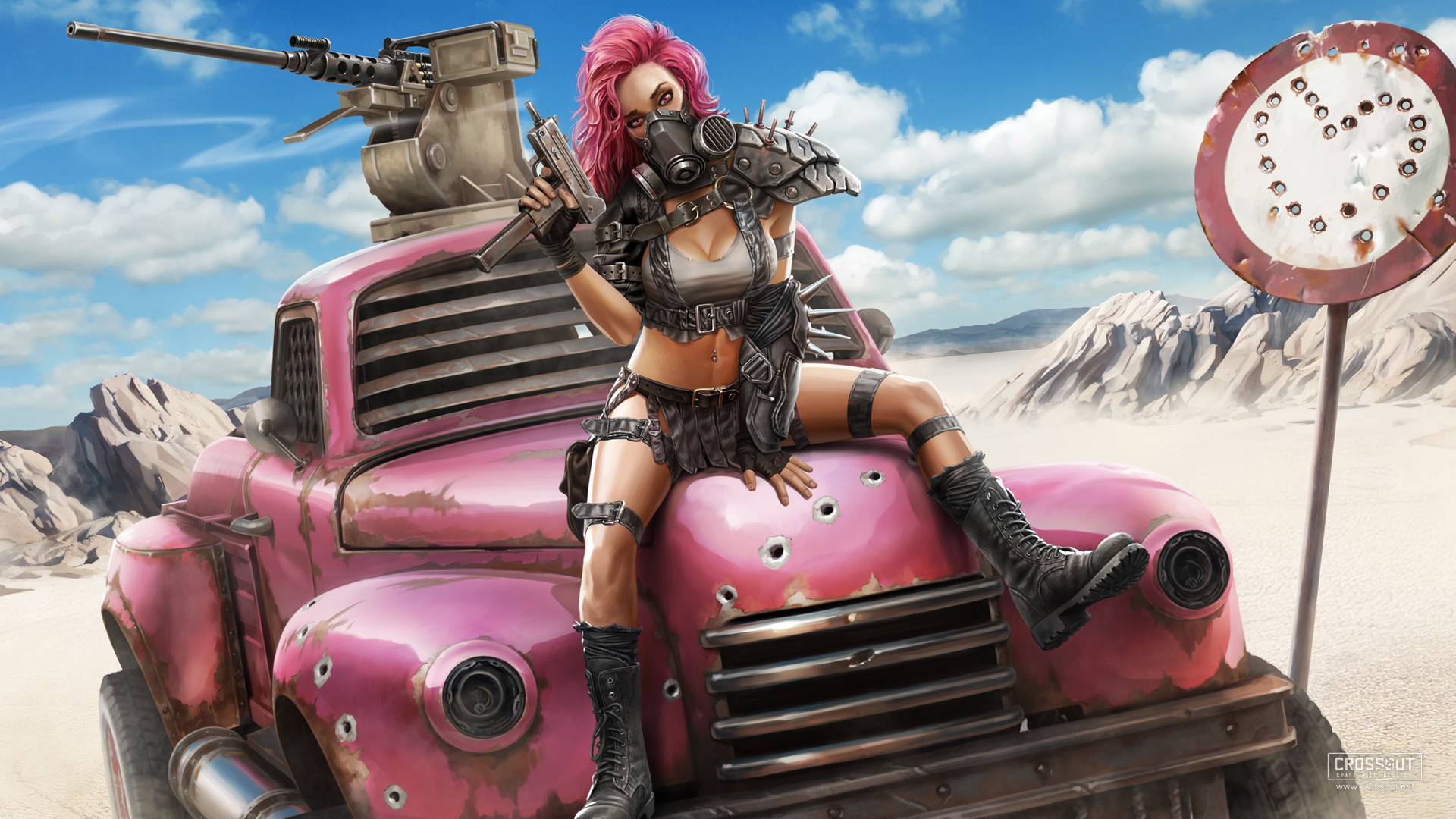 Video Game Crossout HD Wallpaper Background Image.