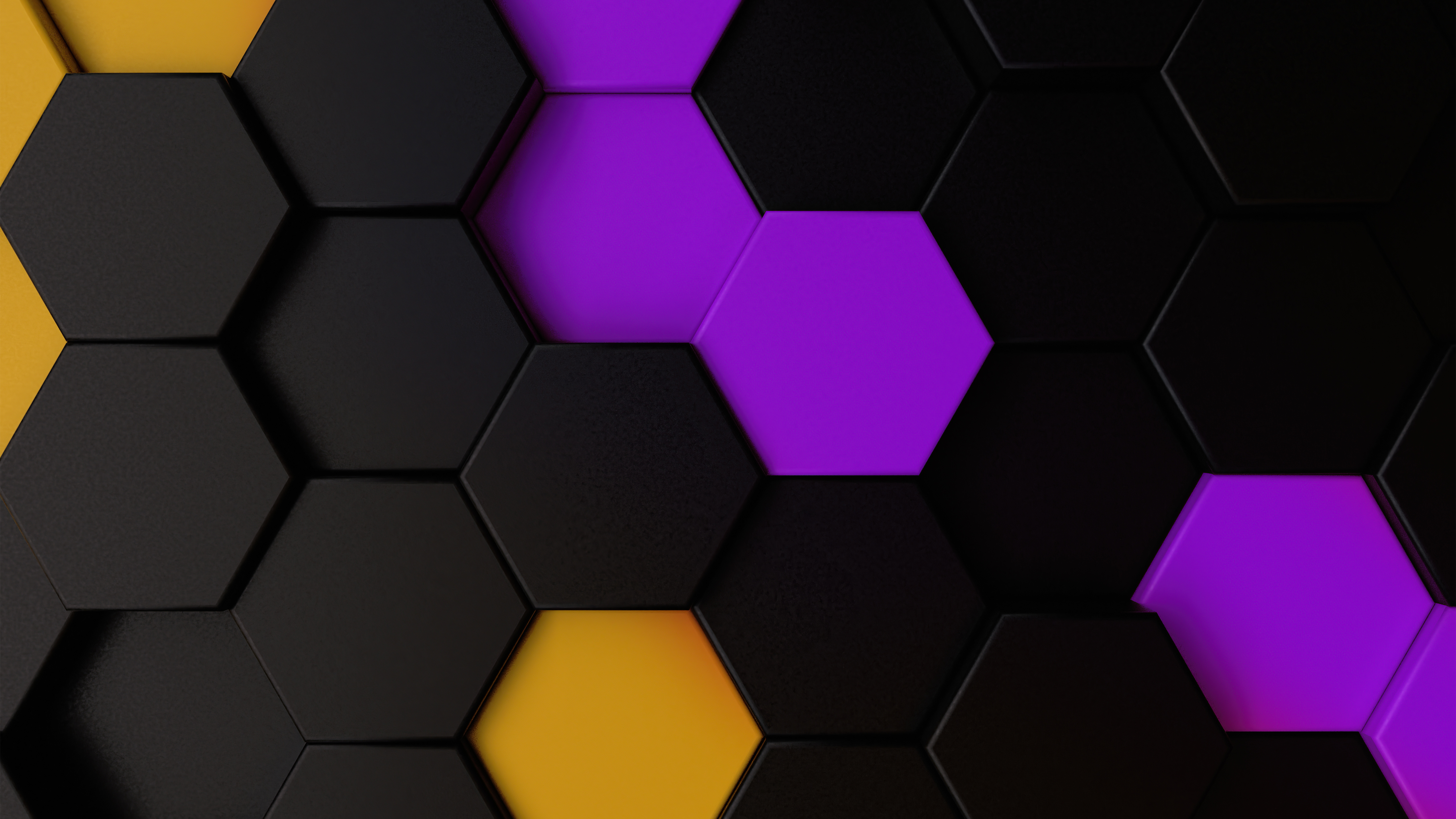 Hexagon 4k Ultra HD Wallpaper